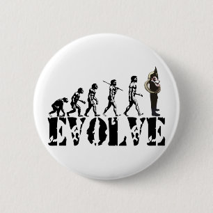 Sousaphone Tuba Tubas Evolution Musical Art 2 Inch Round Button