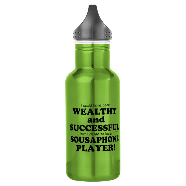 Sousaphone Wealthy & Successful 532 Ml Water Bottle (Left)