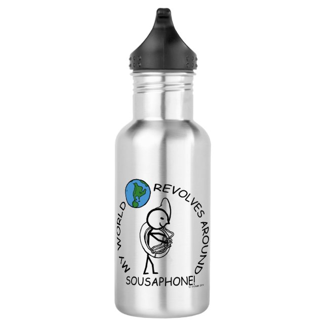 Sousaphone - World Revolves Around 532 Ml Water Bottle (Right)