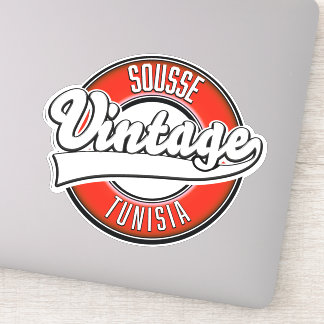 Sousse tunisia vintage style logo