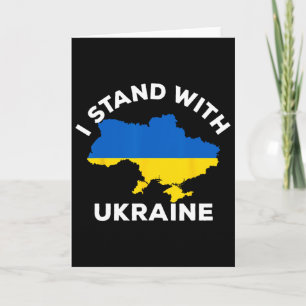 Soutenez l'Ukraine Je suis avec l'Ukraine Carte uk
