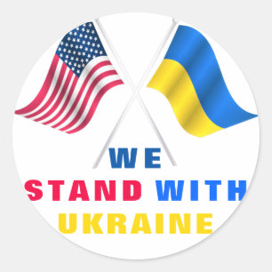 Soutenez L'Ukraine Stickers Avec L'Ukraine