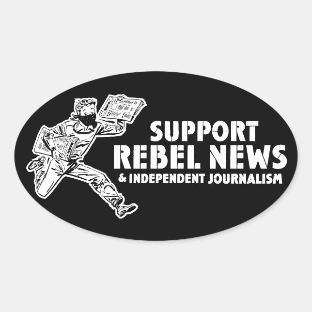 Soutenez Rebel News Stickers (Devant)