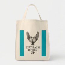"Soutenez-vous les uns les autres" Oiseaux. Sac fo