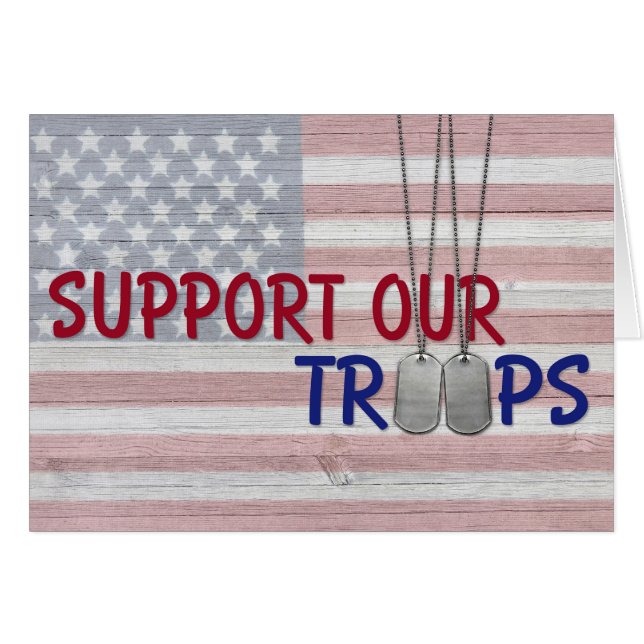 soutenir nos troupes (Devant horizontal)