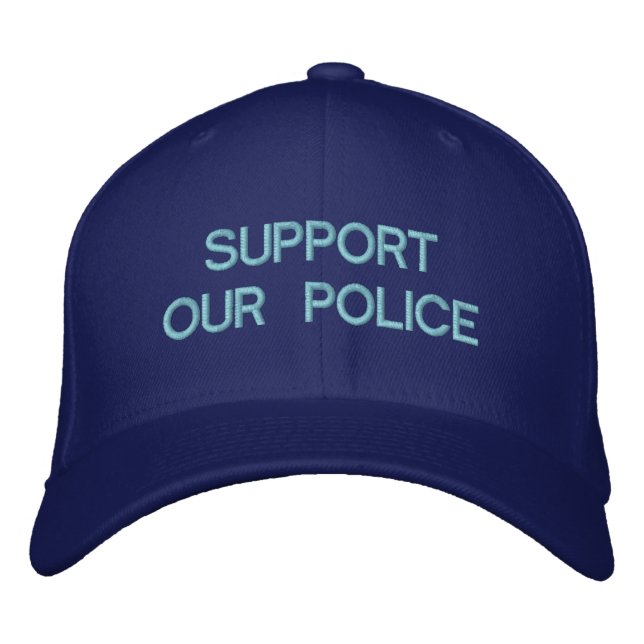 SOUTENIR NOTRE CASQUETTE DE POLICE PERSONNALISÉ pa (Devant)