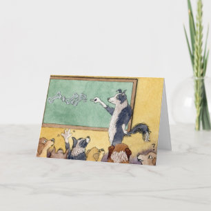 Soutenu pour enseigner - le Merci, CARTE de