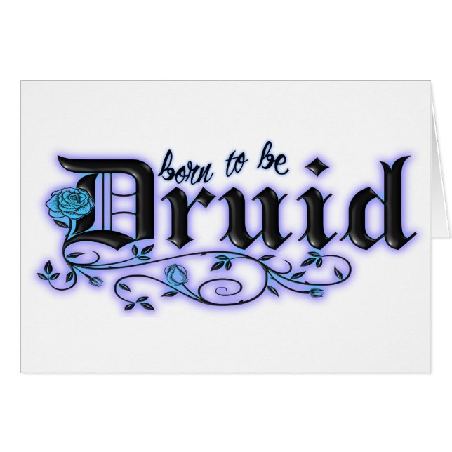 Soutenu pour être druide (Devant horizontal)