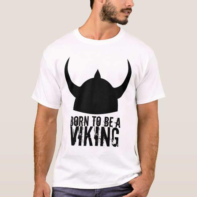 Soutenu pour être un T-shirt de Viking (Devant)