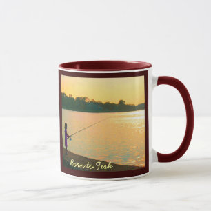 Soutenu pour pêcher la tasse - sonnerie