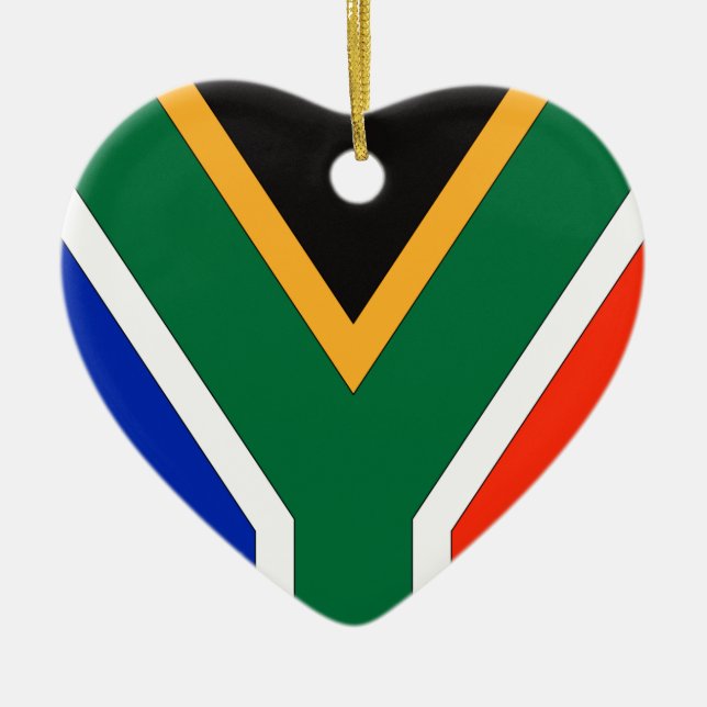 South Africa(2) Ceramic Ornament (Front)