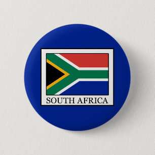 South Africa 2 Inch Round Button
