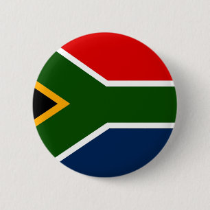 South Africa 2 Inch Round Button