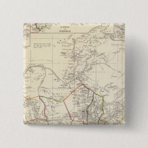 South Africa 2 Inch Square Button