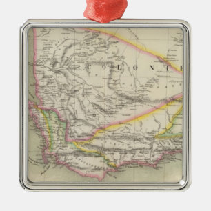 South Africa 53 Metal Ornament