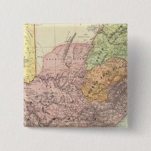 South Africa 5 2 Inch Square Button