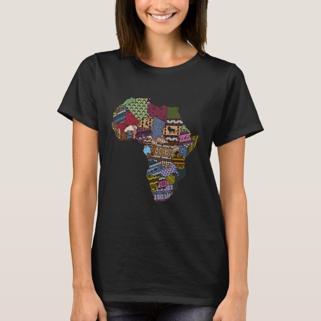 South Africa African Pride Giraffe T-Shirt (Front)