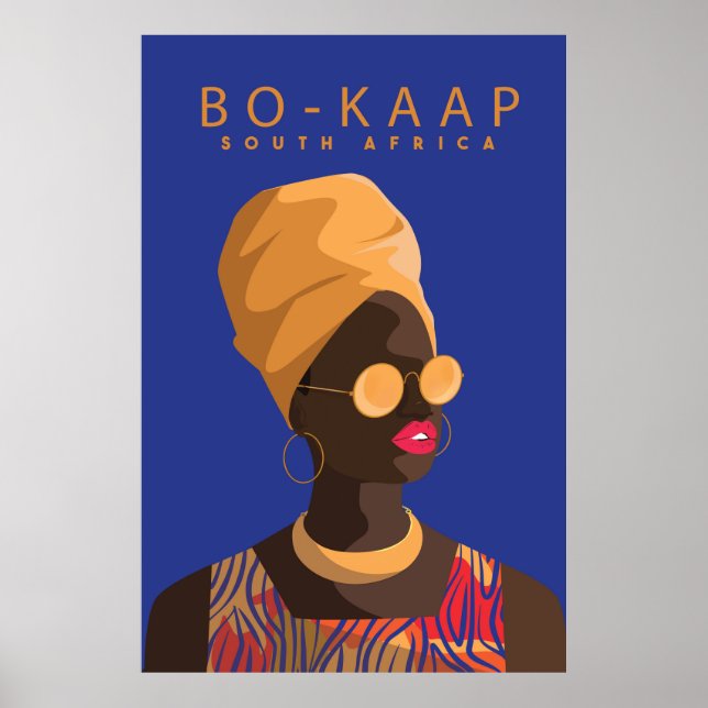 South Africa cape town travel poster (Front)