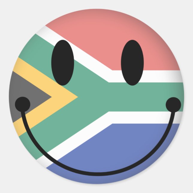 South Africa Classic Round Sticker (Front)