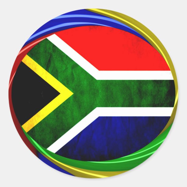 South African Flag Stickers Zazzle Ca 1660