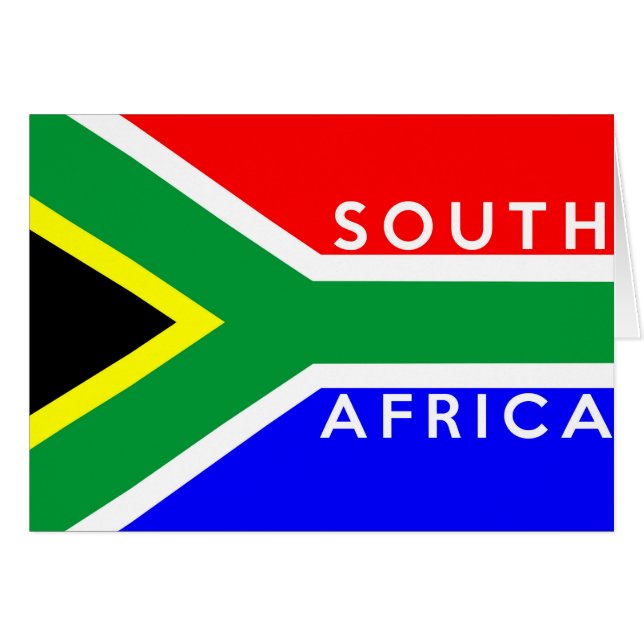 south africa country flag symbol name text (Front Horizontal)
