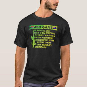 South Africa Cricket Protea 438 Game Nostalgia Bra T-Shirt