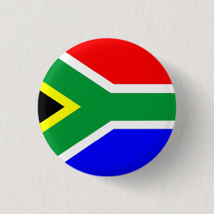 South Africa flag 1 Inch Round Button