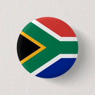 South Africa Flag 1 Inch Round Button