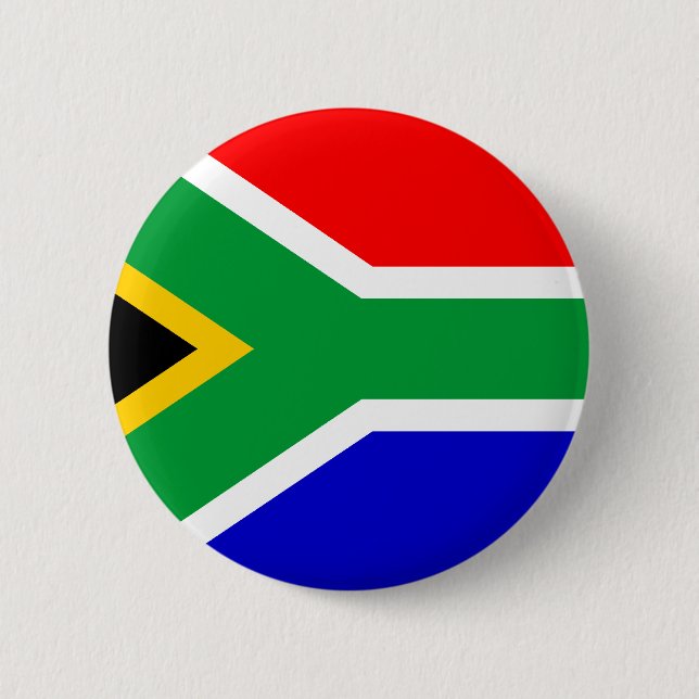 South Africa Flag 2 Inch Round Button (Front)