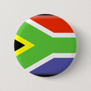 South Africa Flag 2 Inch Round Button