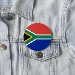 South Africa flag 3 Inch Round Button