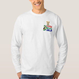 South Africa Flag and Coat of Arms Patriotic T-Shirt