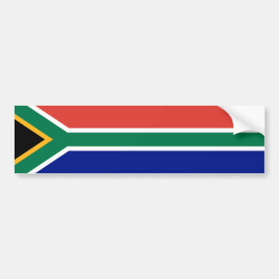 South Africa Flag Bumper Sticker