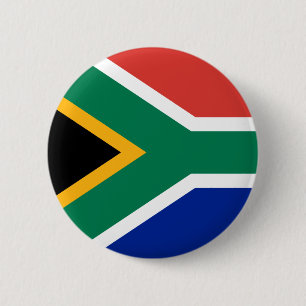 South Africa Flag Button