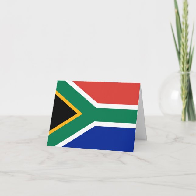 South Africa Flag Card (Front)