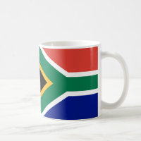 South Africa Flag Ceramic Coffee Mug