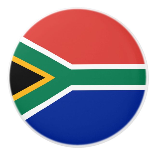 South Africa flag Ceramic Knob (Front)