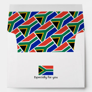SOUTH AFRICA FLAG Custom Envelope
