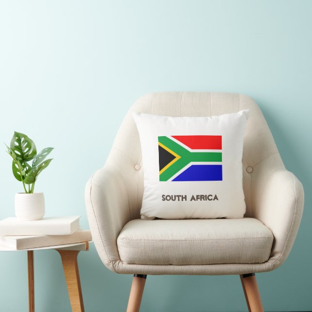 South Africa Flag Fashion Trendy  Throw Pillow (Chair)