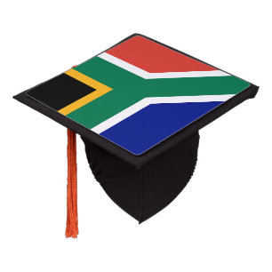 South Africa Flag Graduation Cap Topper