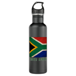 SOUTH AFRICA Flag, In Grunge, Design 2021 - 710 Ml Water Bottle