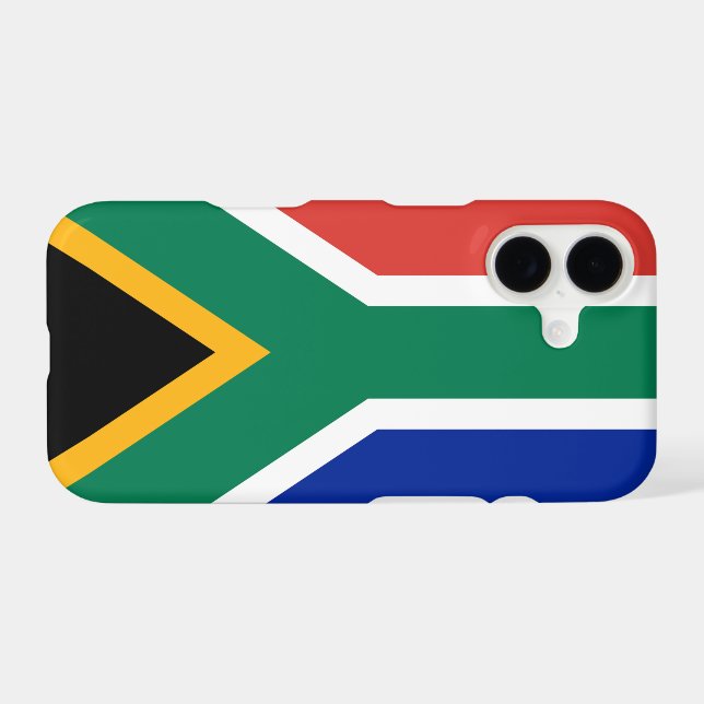 South Africa Flag iPhone Case (Back Horizontal)