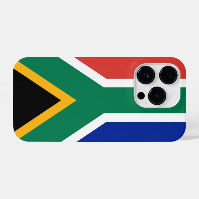 South Africa Flag iPhone Case (Back Horizontal)