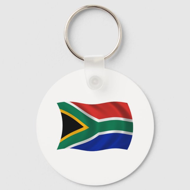 South Africa Flag Keychain (Front)