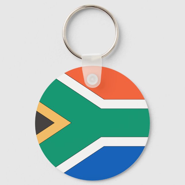 South Africa Flag Keychain (Front)
