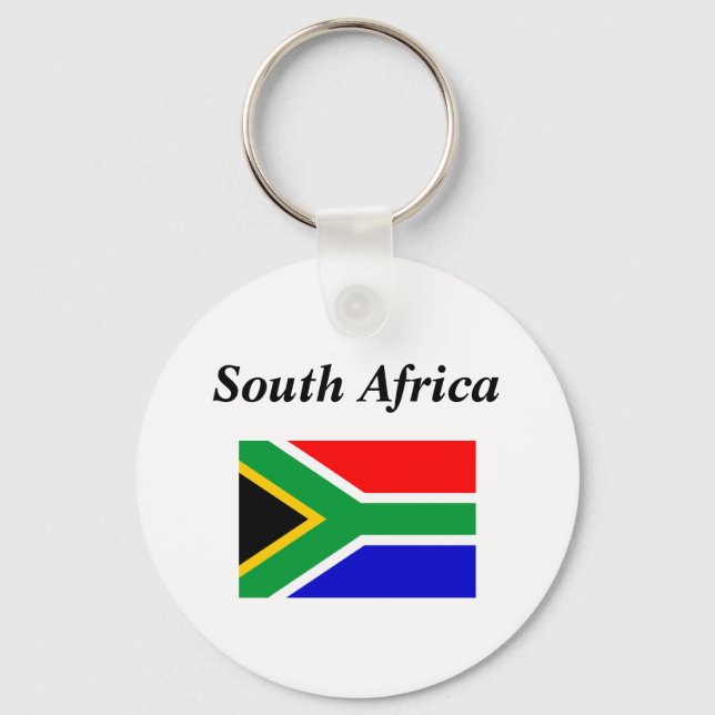 South Africa Flag Keychain (Front)