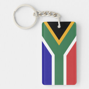 South Africa Flag Keychain