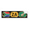 South Africa Flag Map Code Bumper Sticker