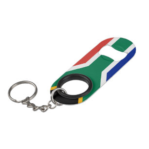 South Africa Flag Mini Bottle Opener