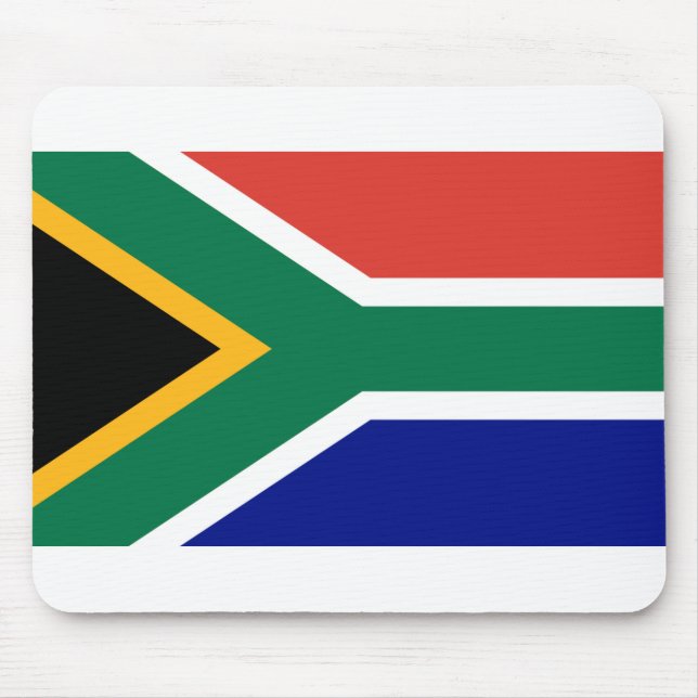 South Africa Flag Mouse Pad (Front)